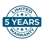 5 Years Warranty