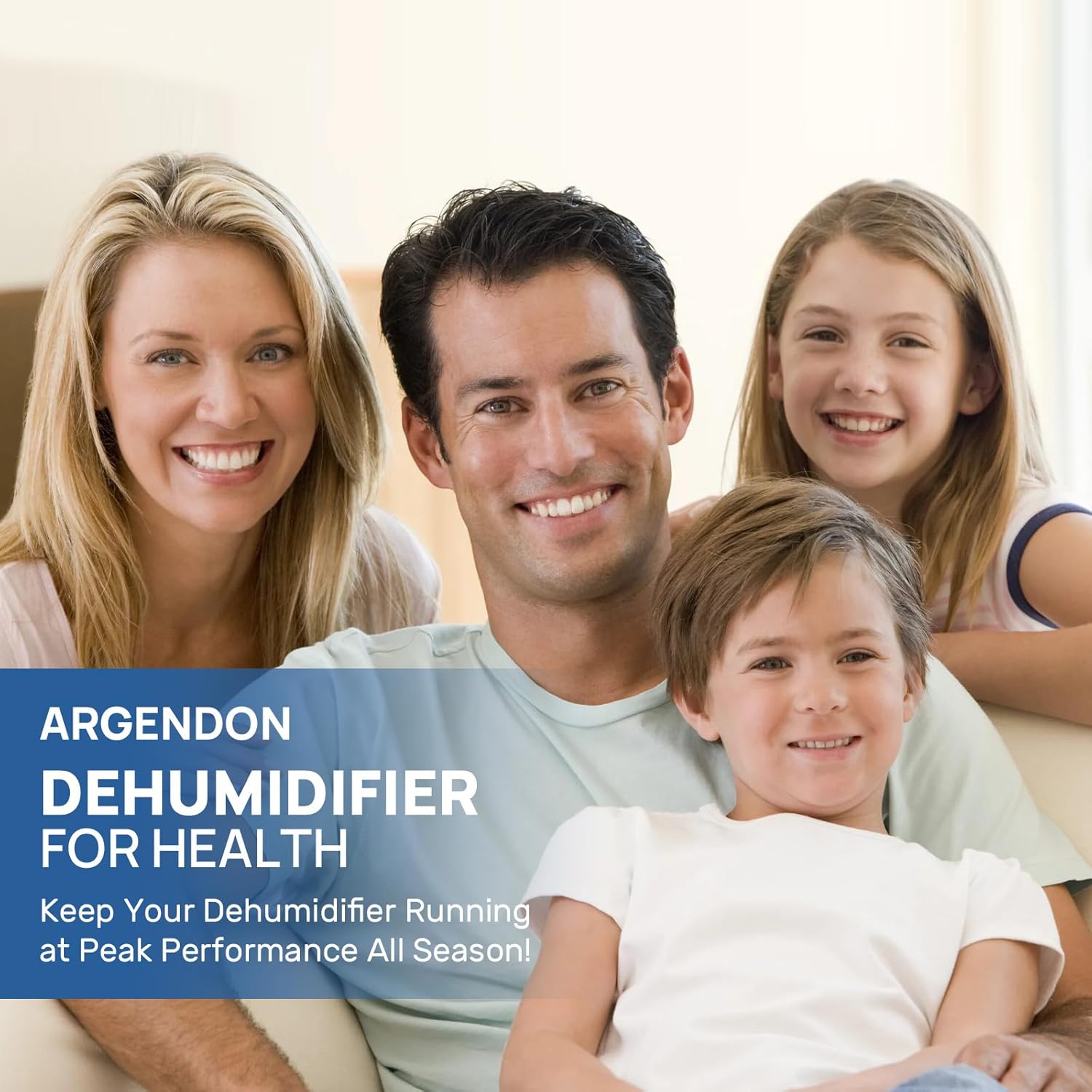 Argendon MERV-1 Filter Replacement 3 Pack (Set for Crawl Space & Basement Dehumidifier Guardian 60/85P)