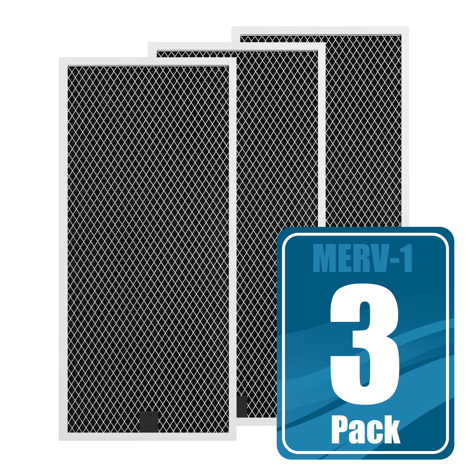 Argendon MERV-1 Filter Replacement 3 Pack (Set for Crawl Space & Basement Dehumidifier Shield 60 & Shield 85P)