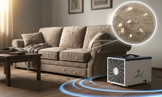 Finding Dust Mites and Removing Them with a Dehumidifier for House Use