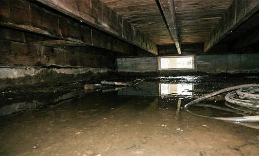 Flooded Crawl Space & How to Dry Crawl Space After a Flood