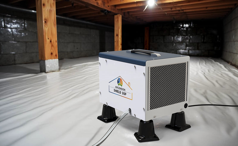 Pro-Grade Dehumidifier for Crawl Space