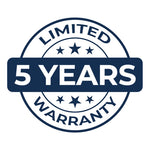 5-Year Warranty