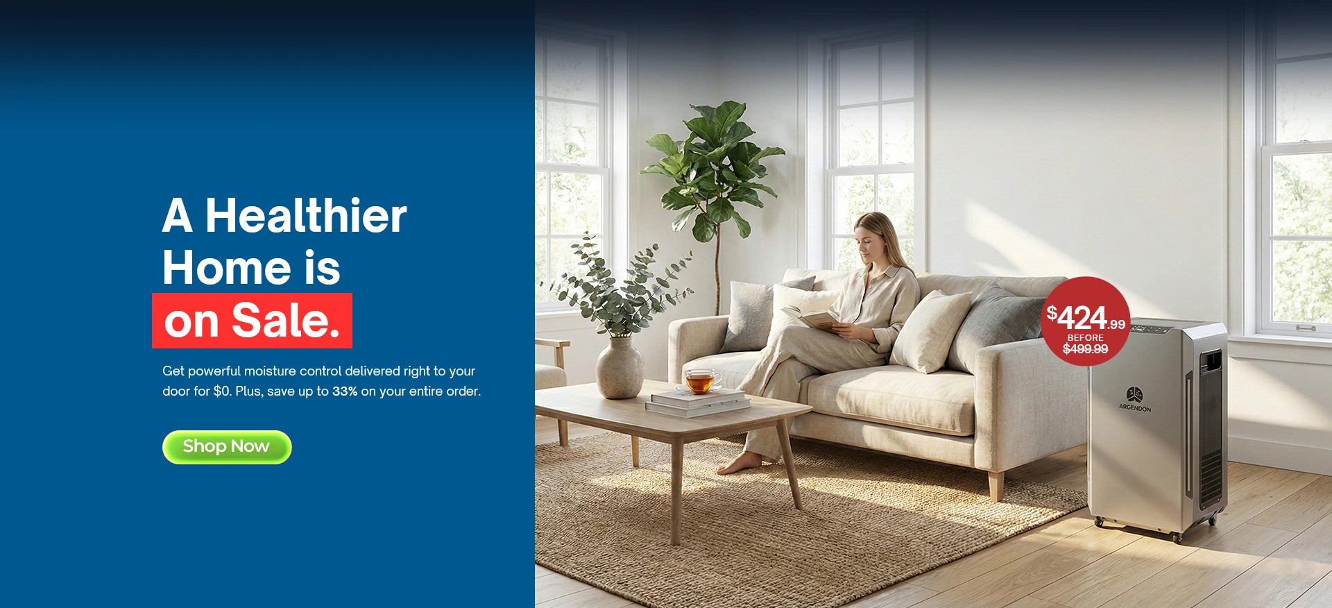 A Healthier Home is on Sale.