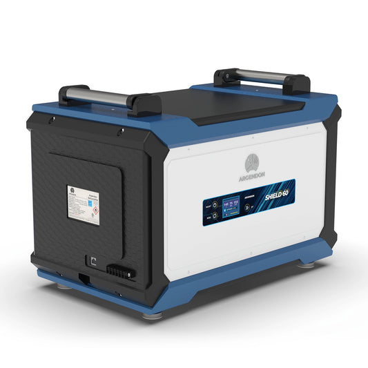 145-Pint 1,800 sq. ft. Crawl Space Dehumidifier with Gravity Drainage - Argendon Shield 60