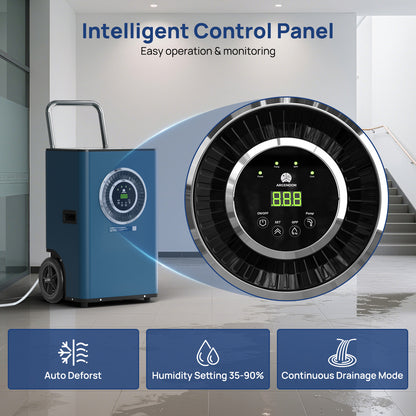 110-Pint SLGR Commercial Dehumidifier with Pump | Argendon Sandidry Elite 50C