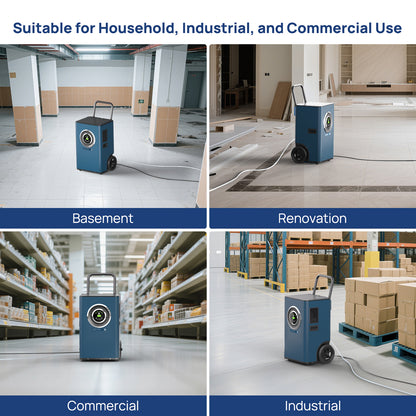 110-Pint SLGR Commercial Dehumidifier with Pump | Argendon Sandidry Elite 50C