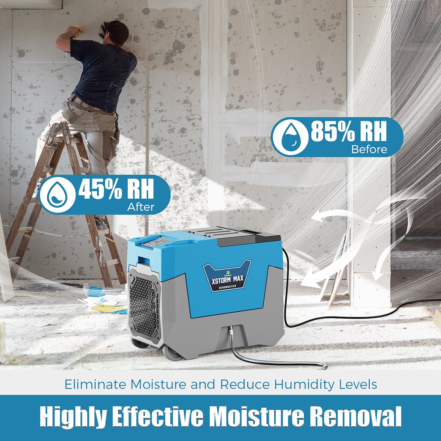 Argendon XStorm Max Commercial Grade Dehumidifiers