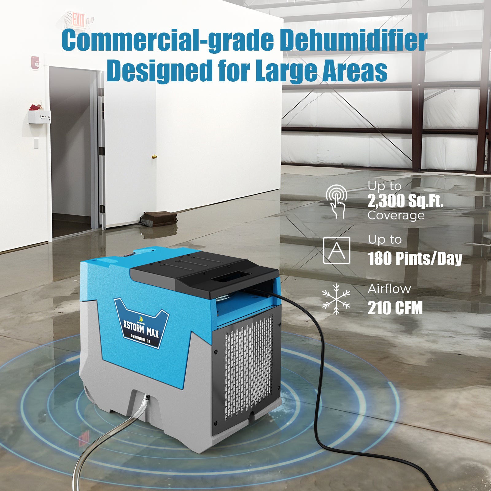 Argendon XStorm Max Commercial Grade Dehumidifiers