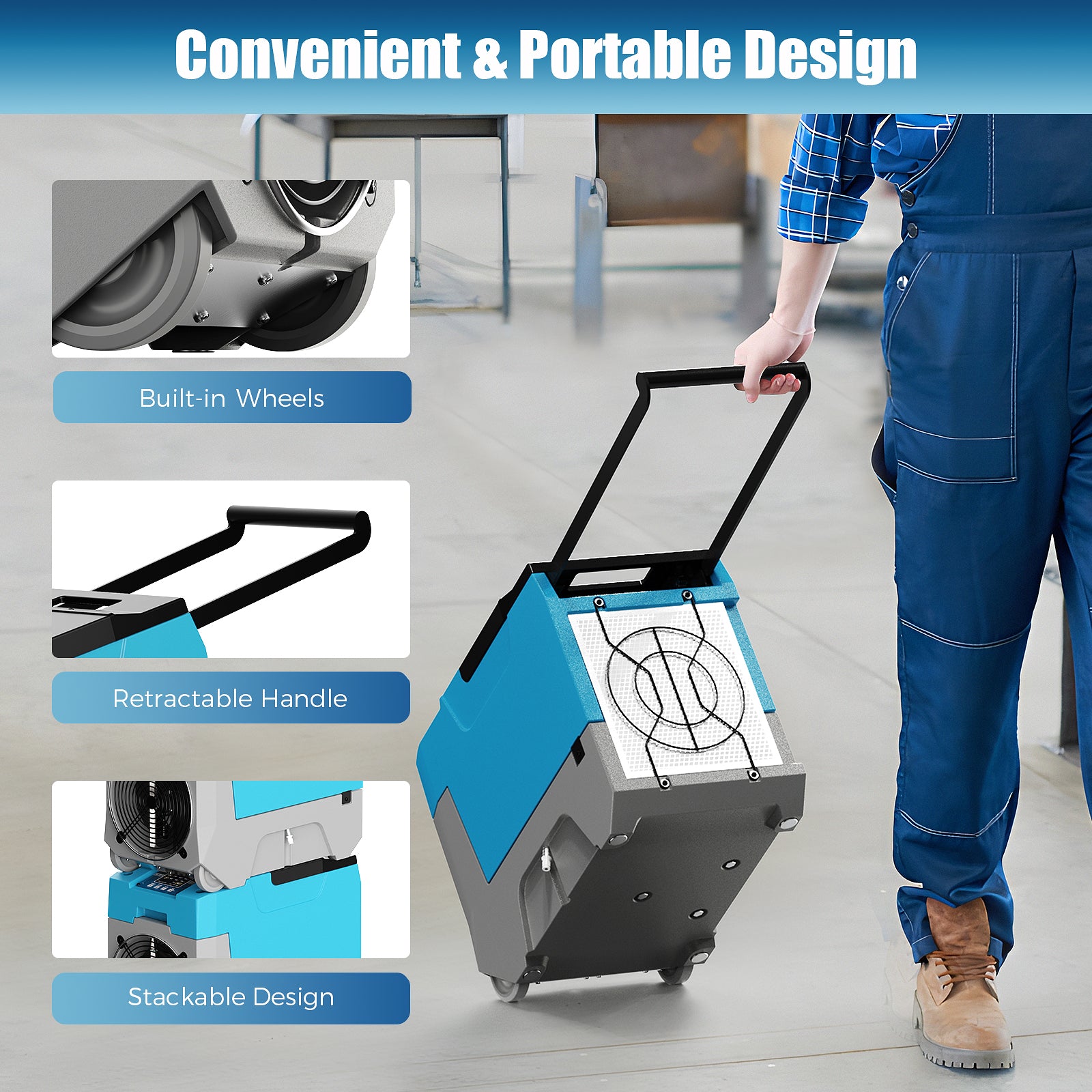 Argendon XStorm Max Commercial-Grade Dehumidifier