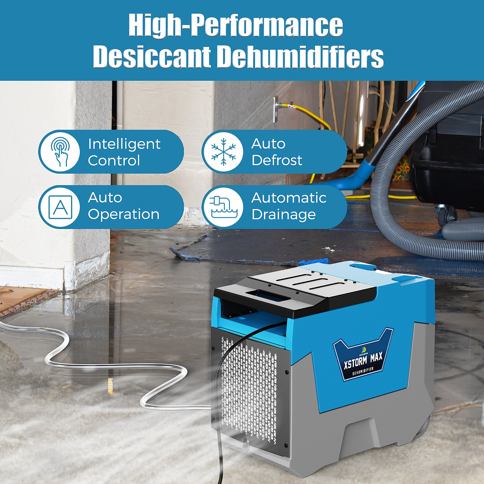 Argendon XStorm Max Commercial Grade Dehumidifiers