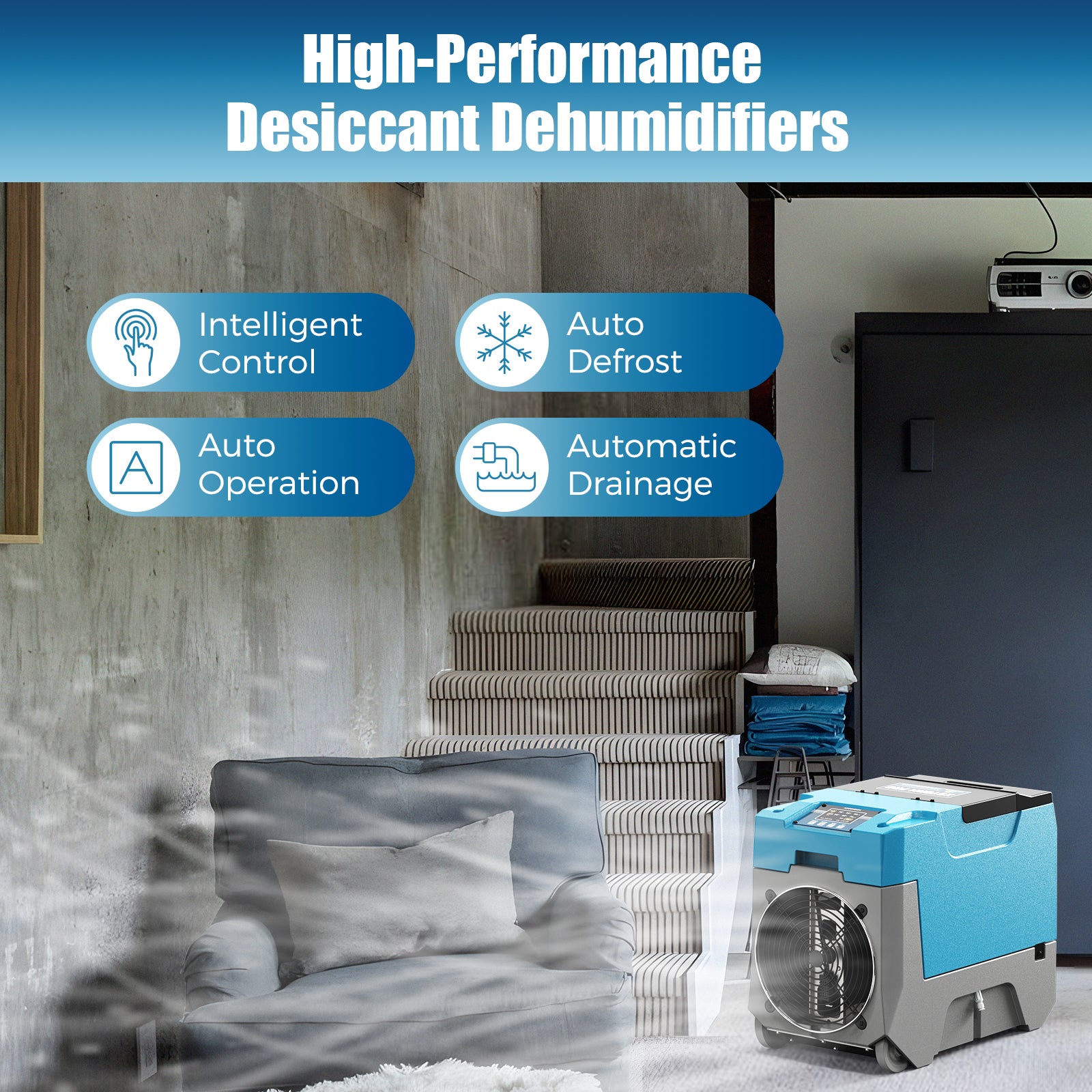 Argendon XStorm Max Commercial-Grade Dehumidifier